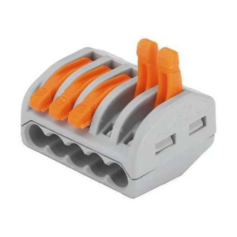 WAGO 222 415 Universal Compact Wire Wiring Connector 5 pin Conductor