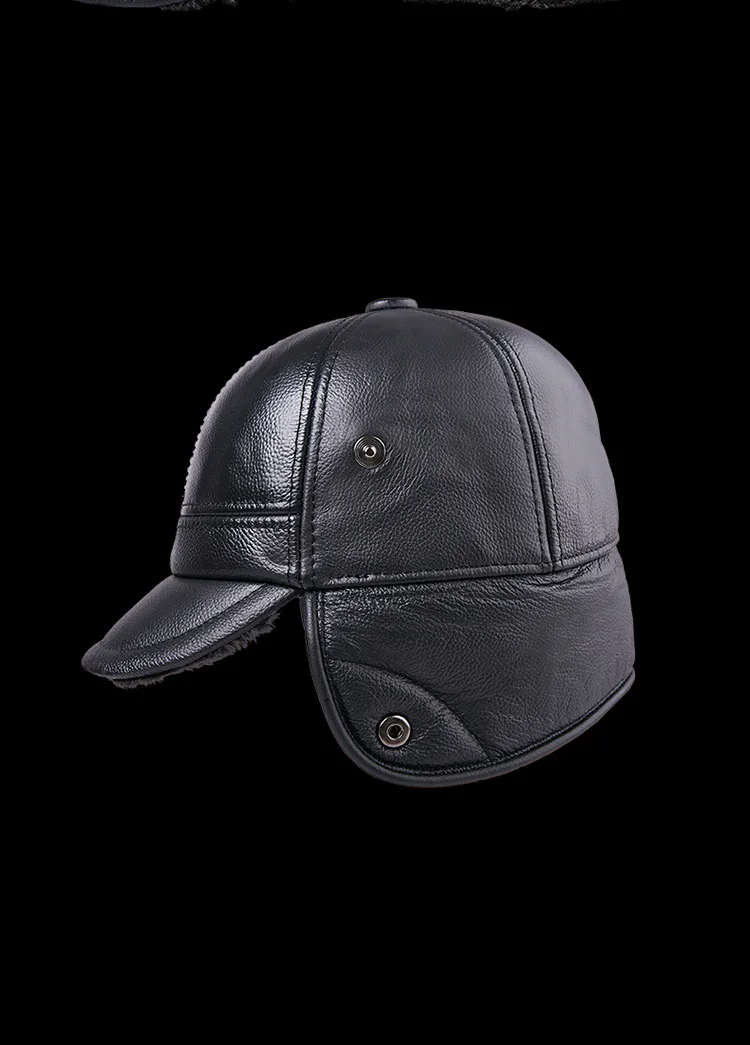 Мужская шапка из натуральной кожи, бейсболка для взрослых, кепка CBD ...