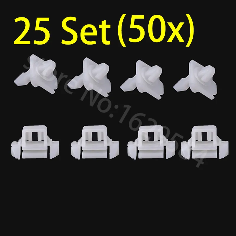 

25 Set (50x) TRIM PANEL CLIP SEITENLEISLEN CLIPS A0019884981 A0019885181 Fairings, Clamps Fairings For Benz W124 S124 W201