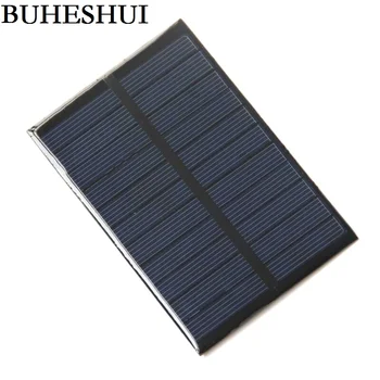 

BUHESHUI 1.8W 5.5V Solar Cell Solar Panel Module DIY Solar System Charger Polycrystalline Epoxy 123*83*3MM 5pcst Free shipping