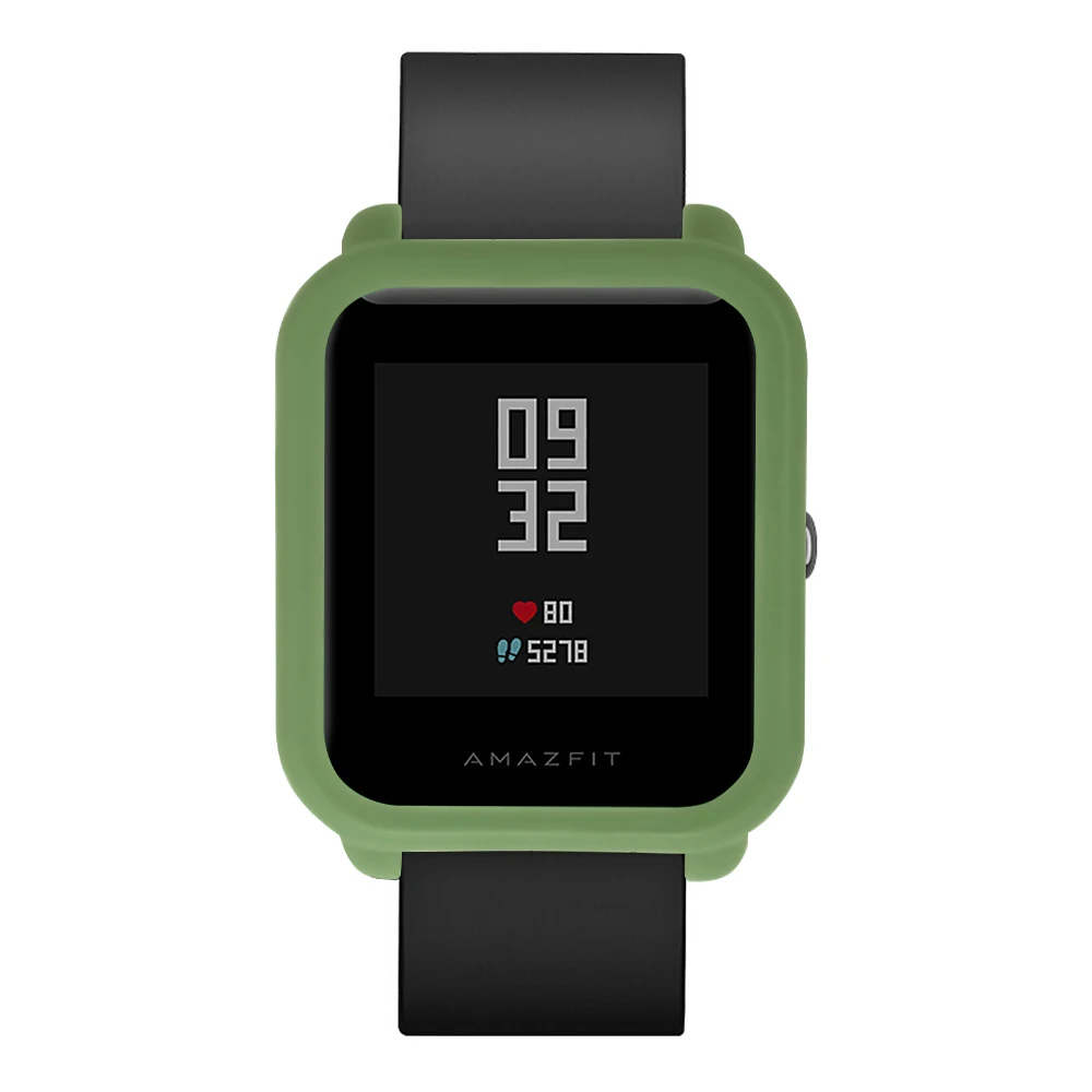 Мягкий ТПУ защитный силиконовый полноцветный чехол для Xiaomi Huami Amazfit Bip Youth WatchSmart аксессуары защитная рамка