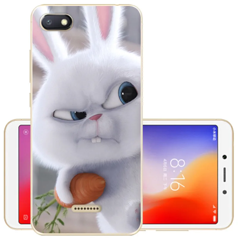 Силиконовый чехол для Xiaomi Redmi 6A 5,4", милый чехол из ТПУ для Xiaomi redmi 6 redmi6a redmi 6 pro, чехол, чехол, бампер для телефона - Цвет: 43