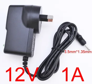 

50PCS High quality 12V1A 1000mA AC 100V-240V Converter Adapter DC 12V 1A Power Supply AU plug DC 3.5mm x 1.35mm