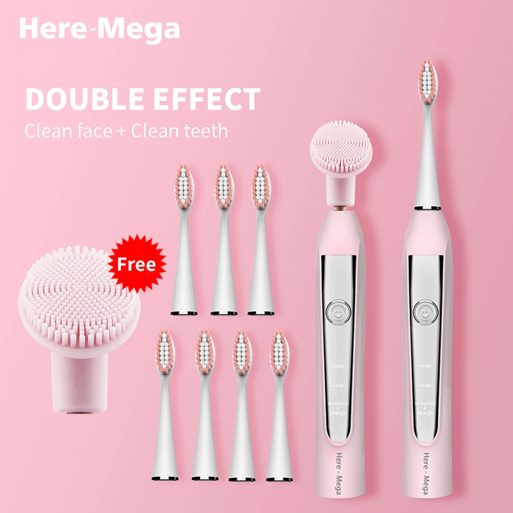 

Here Mega Gift Spree Electric toothbrush Buy One Get One Free Sonic Automatic Toothbrush Deep Waterproof Cleaning Toothbrush