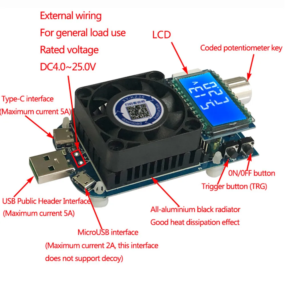 Цифровой USB тестер QC2.0 3 0 5 В 9 в|Измерители мощности| |