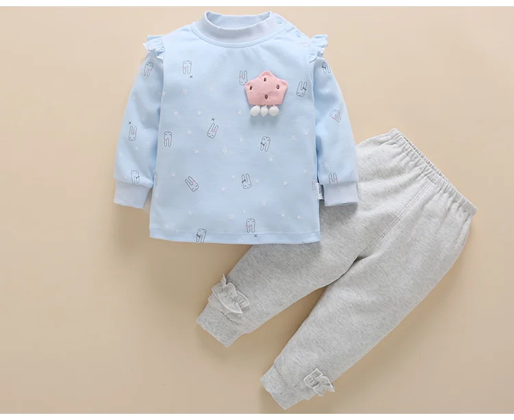 Star Love Shoulder Open Long Sleeve Set (14)