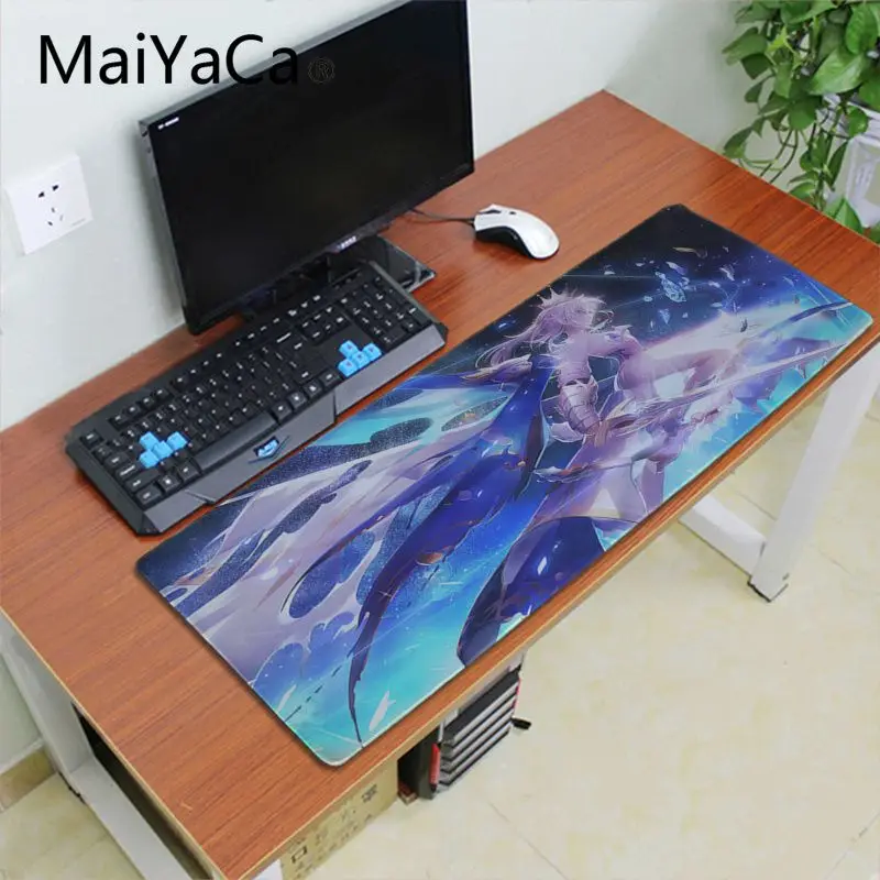 Lock Edge 30x60cm Maiyaca Fate Series Grand Order, аниме, для девочек, игровой коврик для мыши, xxl, скоростная клавиатура, коврик для мыши, для ноутбука, ПК, Настольный коврик - Цвет: Lock Edge 30x60cm