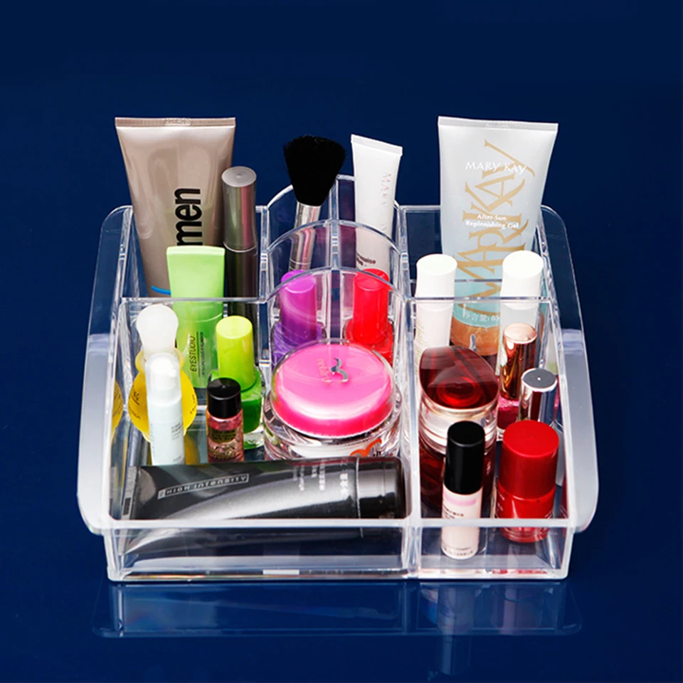 

New Arrival Cosmetic Organizer Makeup Drawers Jewelry Display Box Acrylic Clear Cabinet Case 1280