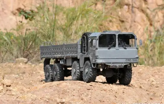 Новый военный автомобиль 8X8 Радиоуправляемый внедорожный гусеничный с набором 8WD
