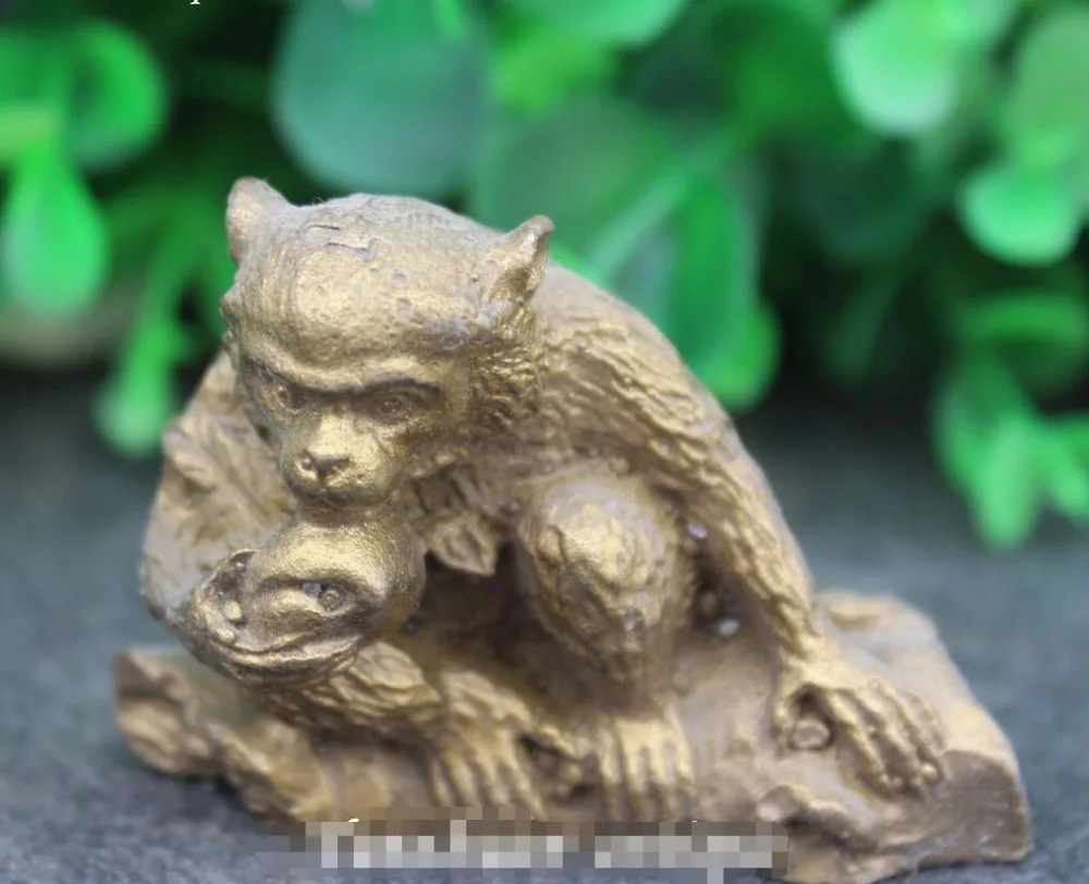 Chinese Feng Shui Animal Cute Lovely Zodiac Year Monkey Monkeys Statue