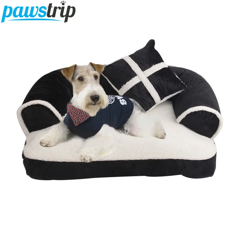 Achat Patte De Luxe Pet Chien Canapé Lits Avec Oreiller