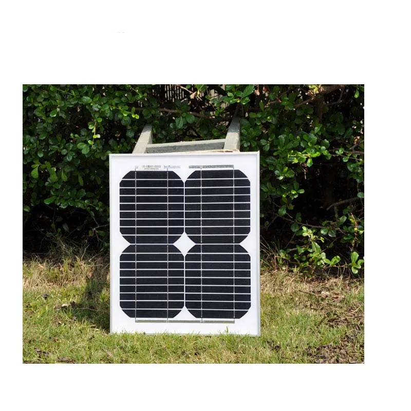 2Pcs  10W 12v Solar Panel Monocrystalline Solar Charge Controller 12v/24v 10A Solar Home System Camping Caravan Car Motorhome  