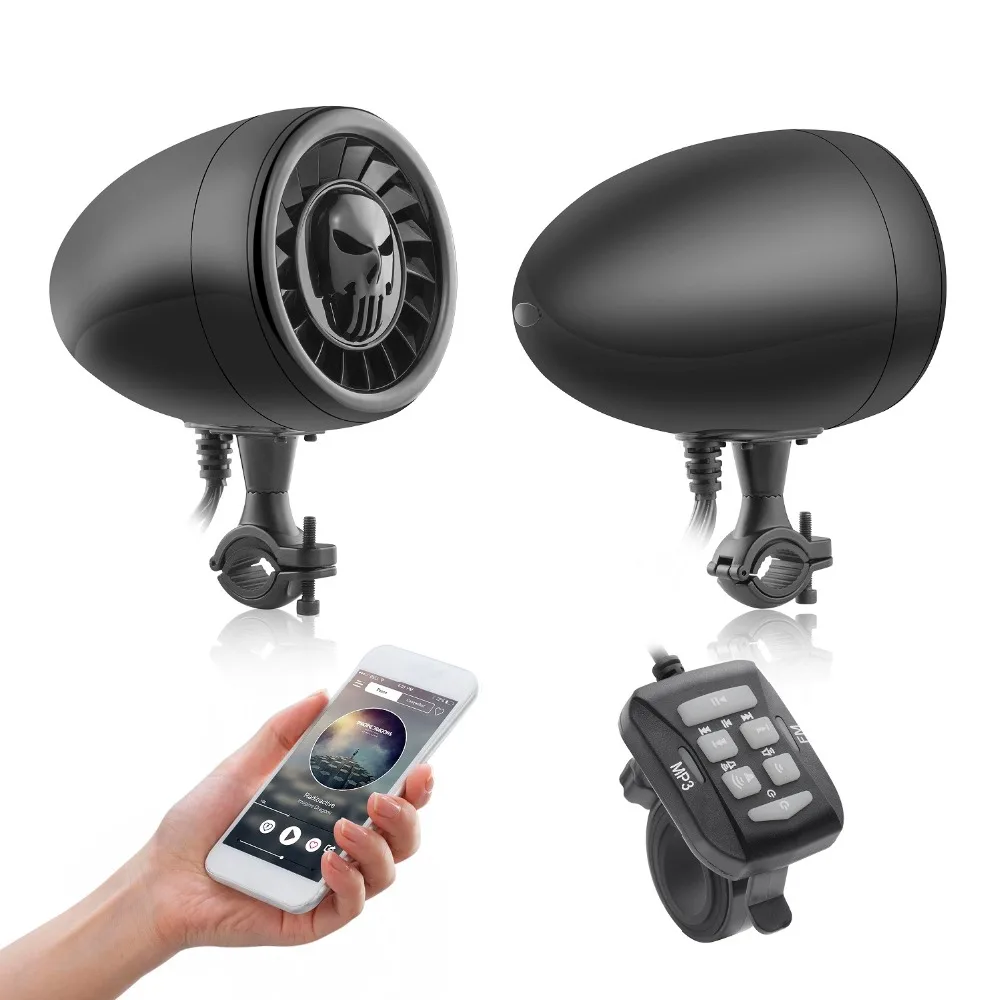 5 дюймов 600 Вт класс AB усилитель мотоцикл Bluetooth колонки Мотоцикл ATV UTV динамик