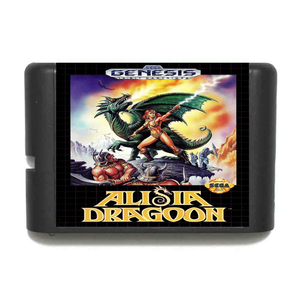 Игровая карта Alisia Dragoon 16 бит MD для Sega Mega Drive Genesis|alisia dragoon|16 bitmd game |