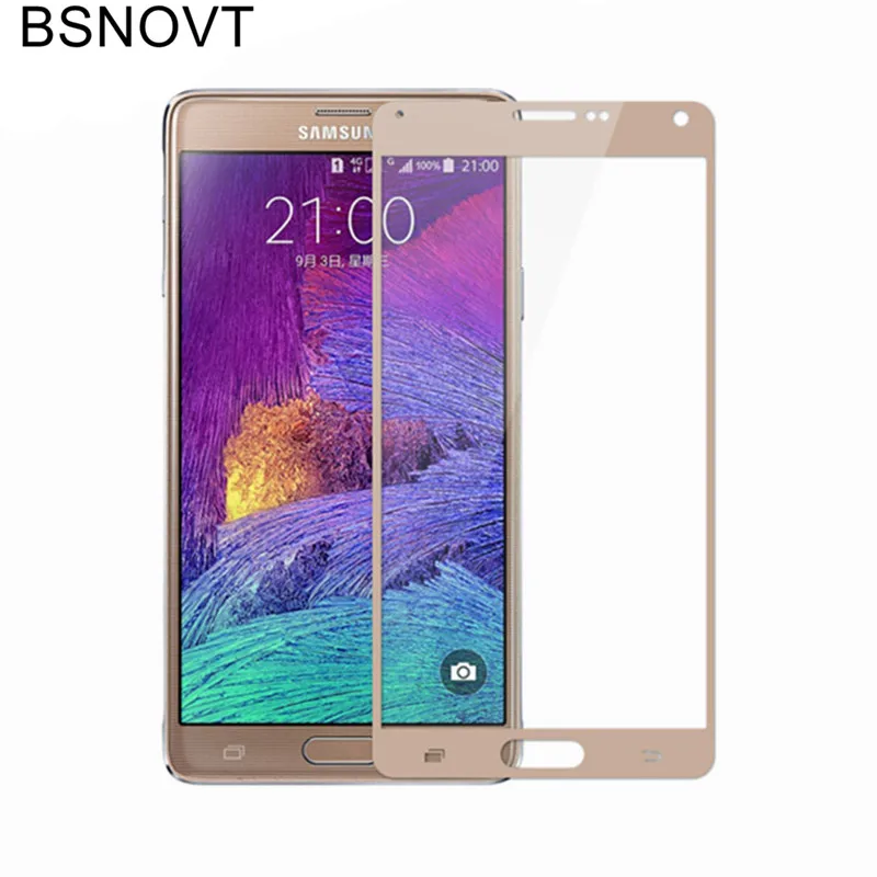 2 шт Защита экрана для Samsung Galaxy Note 4 стекло закаленное полное покрытие N9200