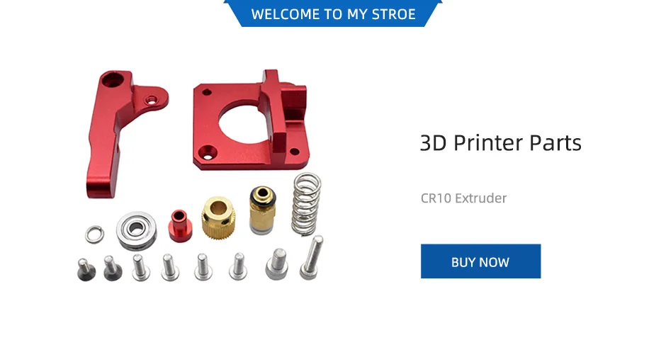 3d принтер части обновления на дальние расстояния дистанционного металла экструдер блок DIY двойной шестерни экструдер для CR 10S PRO Creality CR-10S PRO