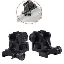 Тактический Регулируемый A2 Железный задний прицел фиксированный спиче-класс 20 мм рельс для винтовки охоты