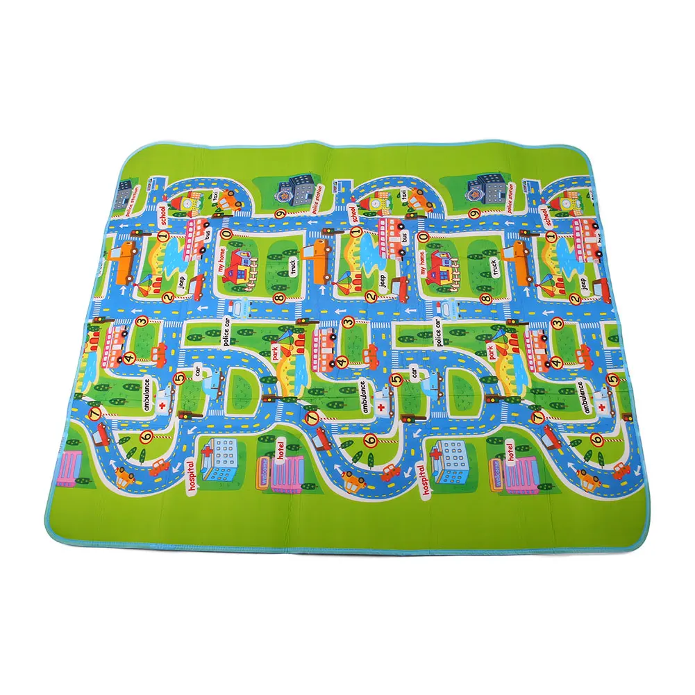 

City Traffic Baby Infant Kids Children Play Mat Crawling Drop Pad Game