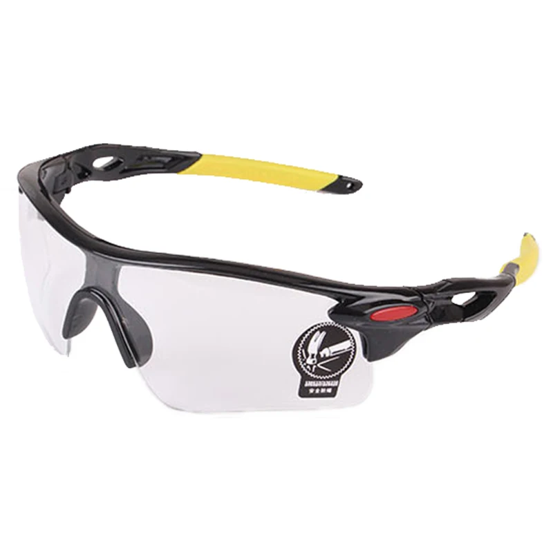 Анти-УФ очки для велоспорта, мужские и женские пластиковые спортивные очки, велосипедные солнцезащитные очки, очки для езды, Oculos Gafas Ciclismo AC0028 - Цвет: Black Yellow