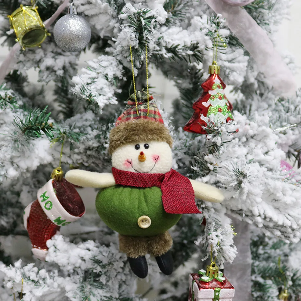Christmas Doll Toy Ornaments christmas tree decorations Santa Claus