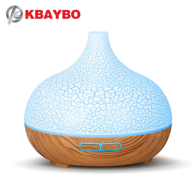 Ультразвуковой увлажнитель воздуха KBAYBO 400 мл 7 сменных светодиодных цветов