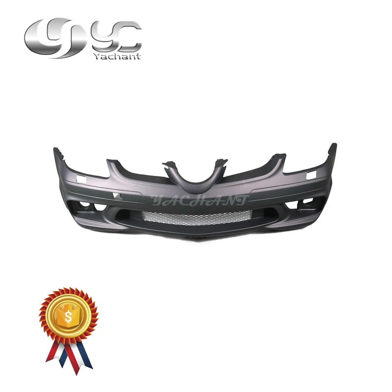 

Car-Styling FRP Fiber Glass Front Bumper Bar Fit For 2005-2008 R171 SLK Class AMG Style Front Bumper with Fog Lamp