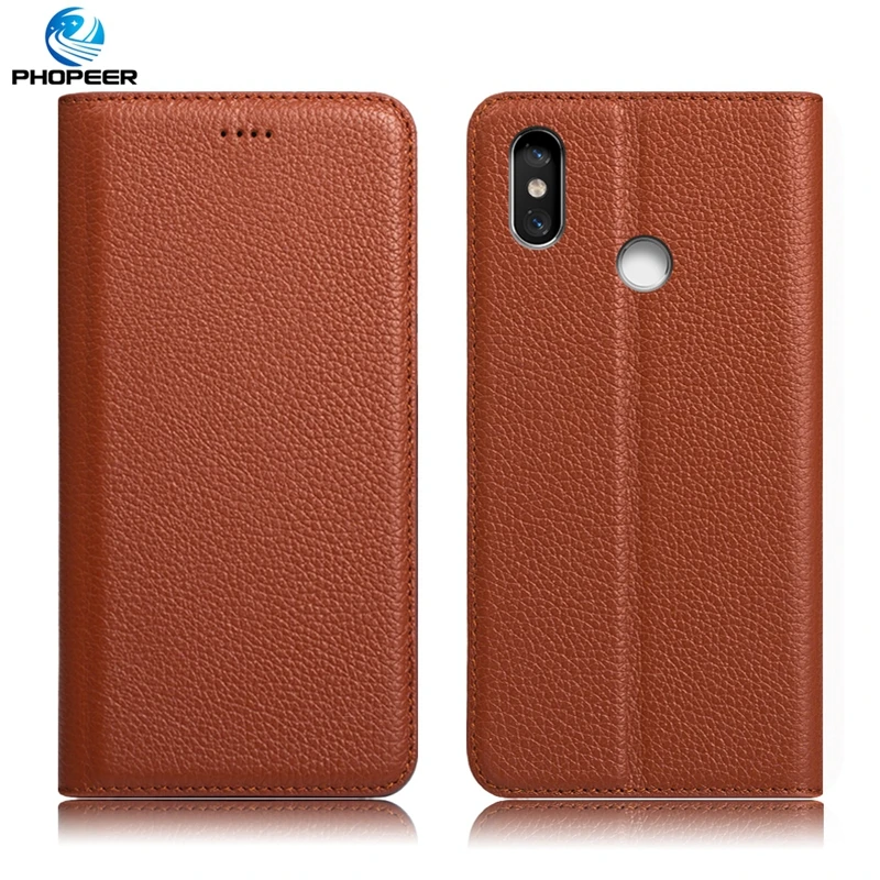 

Original PHOPEER Genuine Leather Case For Xiaomi Redmi S2 / Y2 / Note 5 Pro / Note 5 AI Dual Camera / Mi A2 / 6X / Mi 8 SE