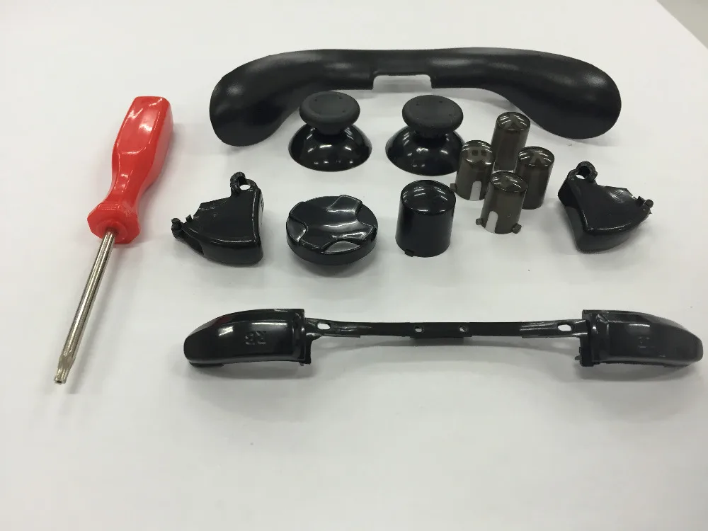 Сменный Thumbstick D pad кнопка включения бампера нижней обшивки ABXY для контроллера
