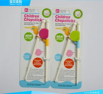 

by dhl 1000pair Baby Training Chopsticks Plastic Baby Exercise Training Chopsticks Cartoon Children Learning Chopsticks