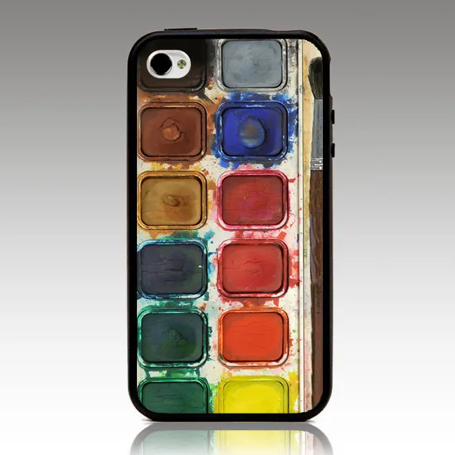 Акварель Палитра обложка чехлы для iPhone 4s 5s 5c 6 s Plus iPod touch 4 5 Samsung Galaxy s2 s3 s4 s5 mini s6 s7