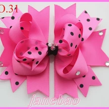 Новые 310 шт. 4.5 ''алмаз бутик волосы луки мода девочка лук волос клипы