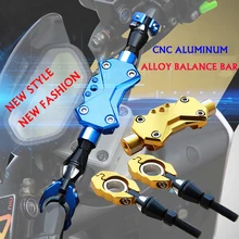 22 мм 28 мм Универсальный Регулируемый руль мотоцикла крест бар для Honda Для Kawasaki для Yamaha