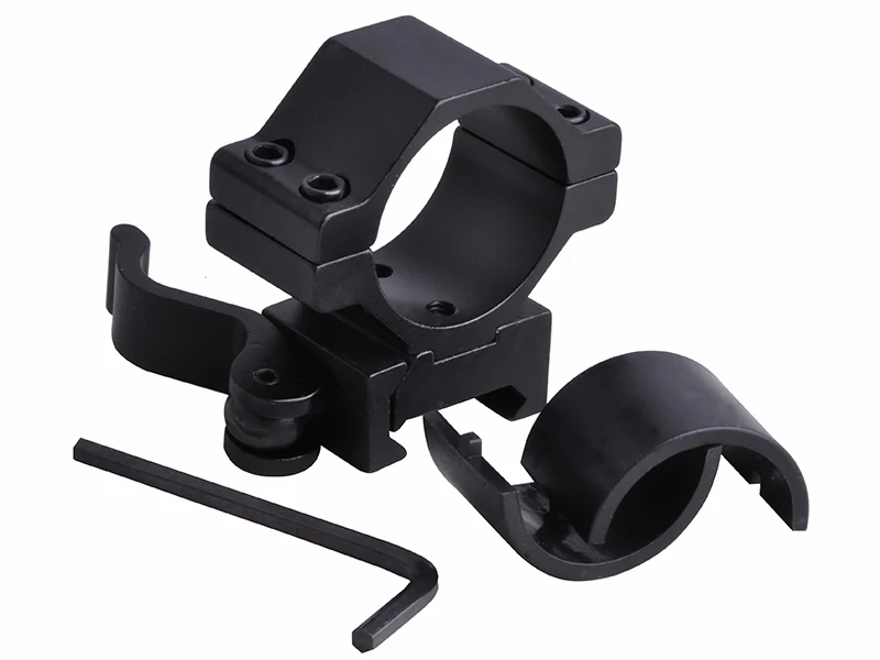 

Aluminum Alloy Flashlight Clip Bicycle Stand Adapter Clamp 25mm 30mm