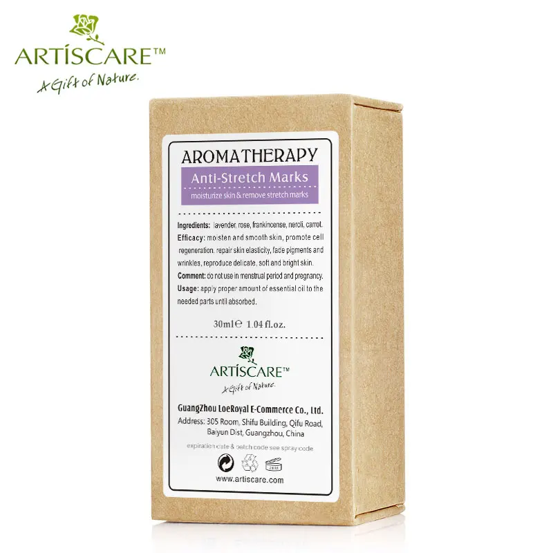 ARTISCARE против растяжек эфирное масло для удаления шрамов слабая линия ожирения