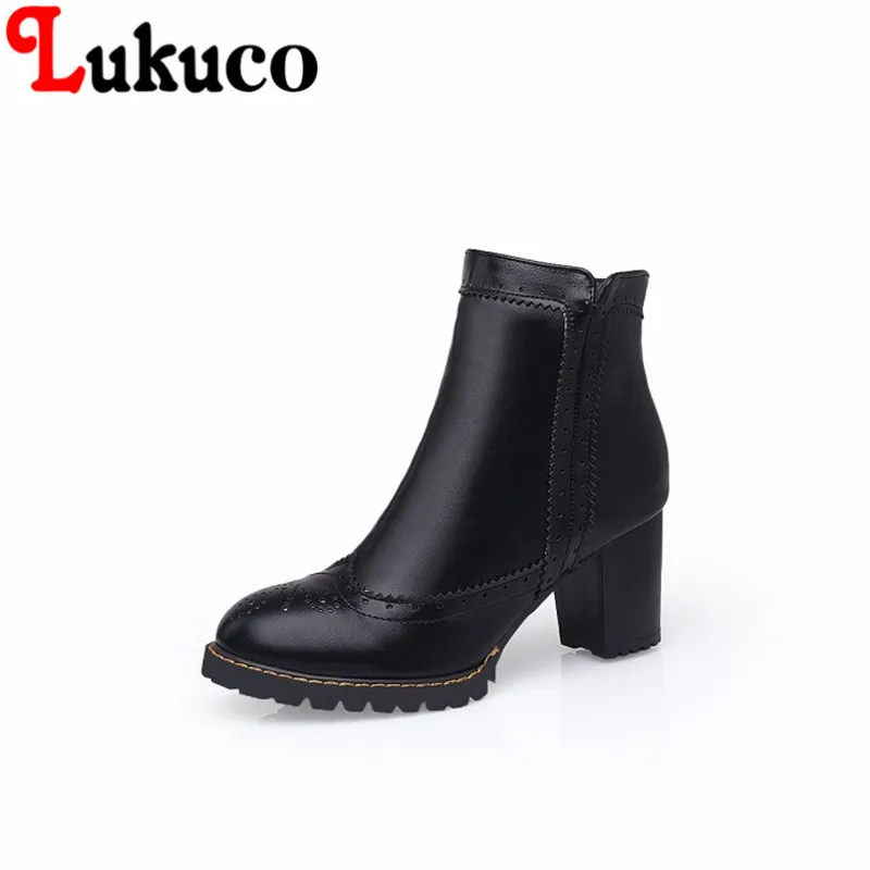 

2017 new concise and Retro style Round Toe shoes big size 34 to 47 Ankle Boots high quality low price super bargain women boots