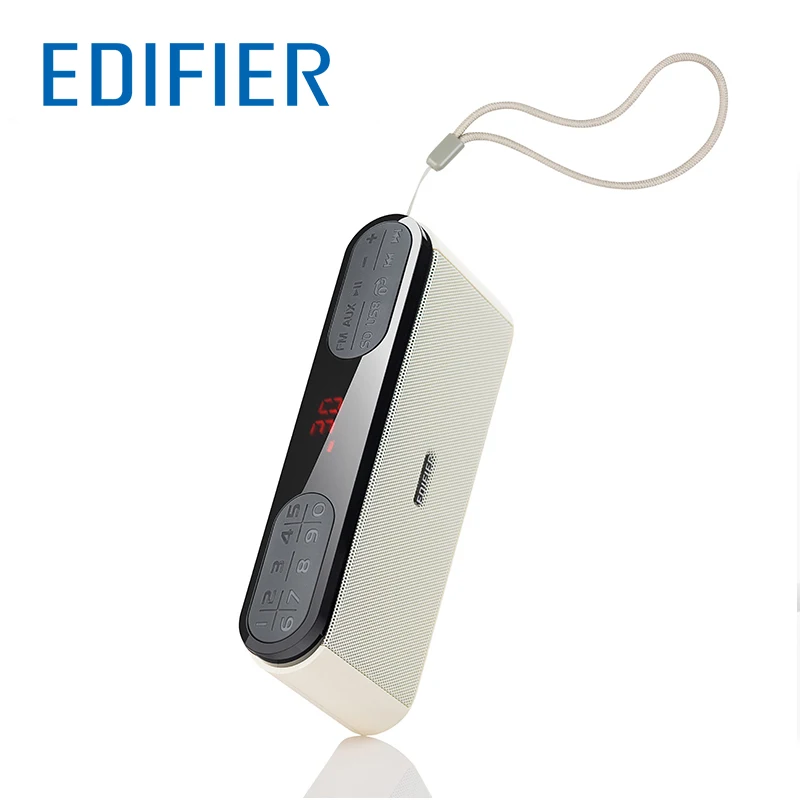 EDIFIER MP19 мини портативный динамик s с fm радио светодиодный дисплей MP3 плеер