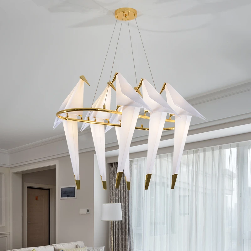 

Modern LED Chandeliers Bird For Living Room Bedroom lamparas de techo Indoor Lamp Light Fixture luminaires suspendus lustre