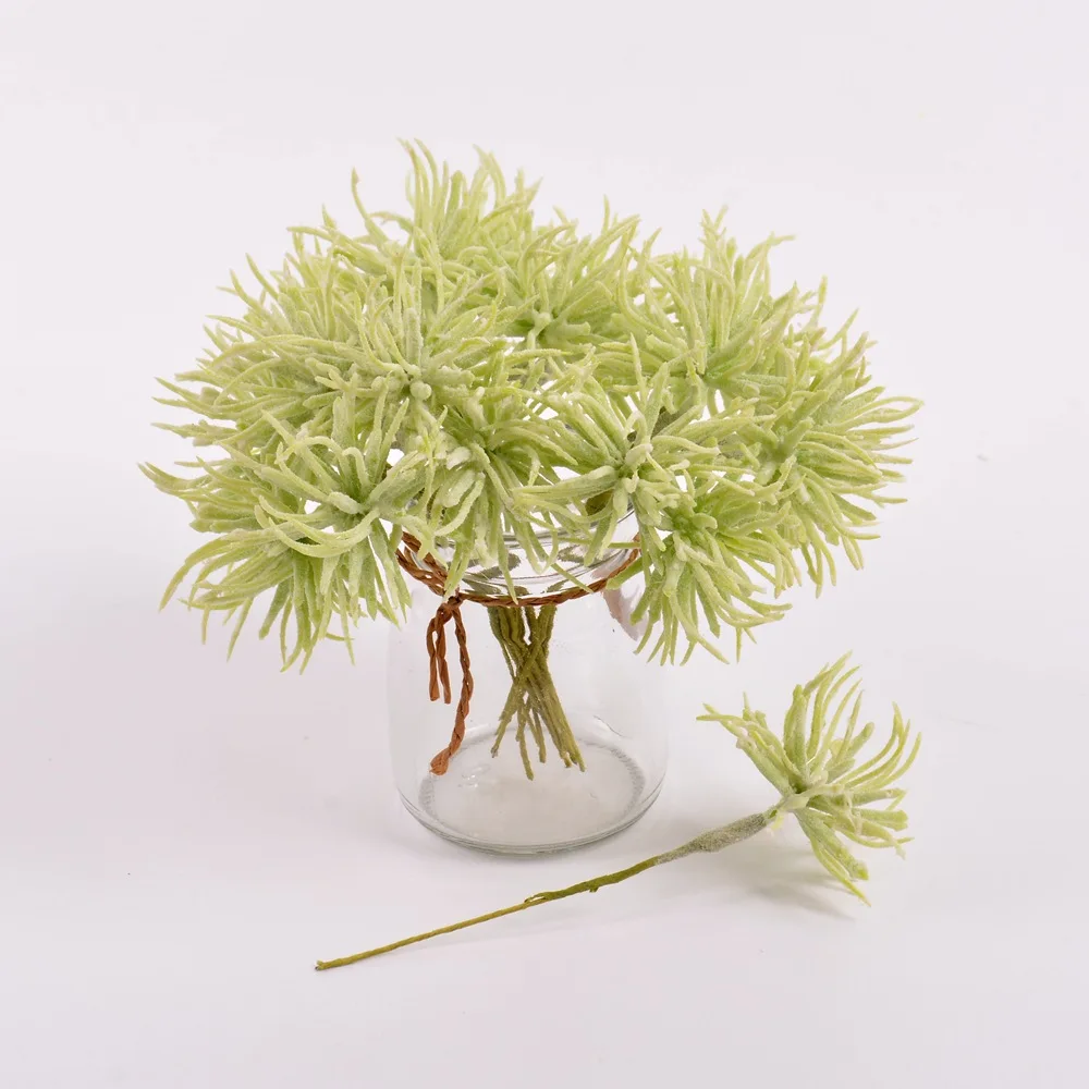 

6pcs/lot Artificial Flowers Mini Green Plant Bouquet for Wedding Home Decoration Wreath Scrapbooking Flowers Craft and Diy Decor