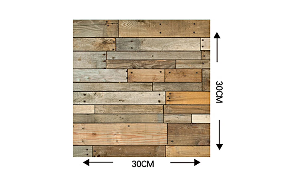 Водостойкие самоклеющиеся винтажные 3D обои с рисунком под дерево для гостиной щитки плитки домашний декор материал ПВХ винил