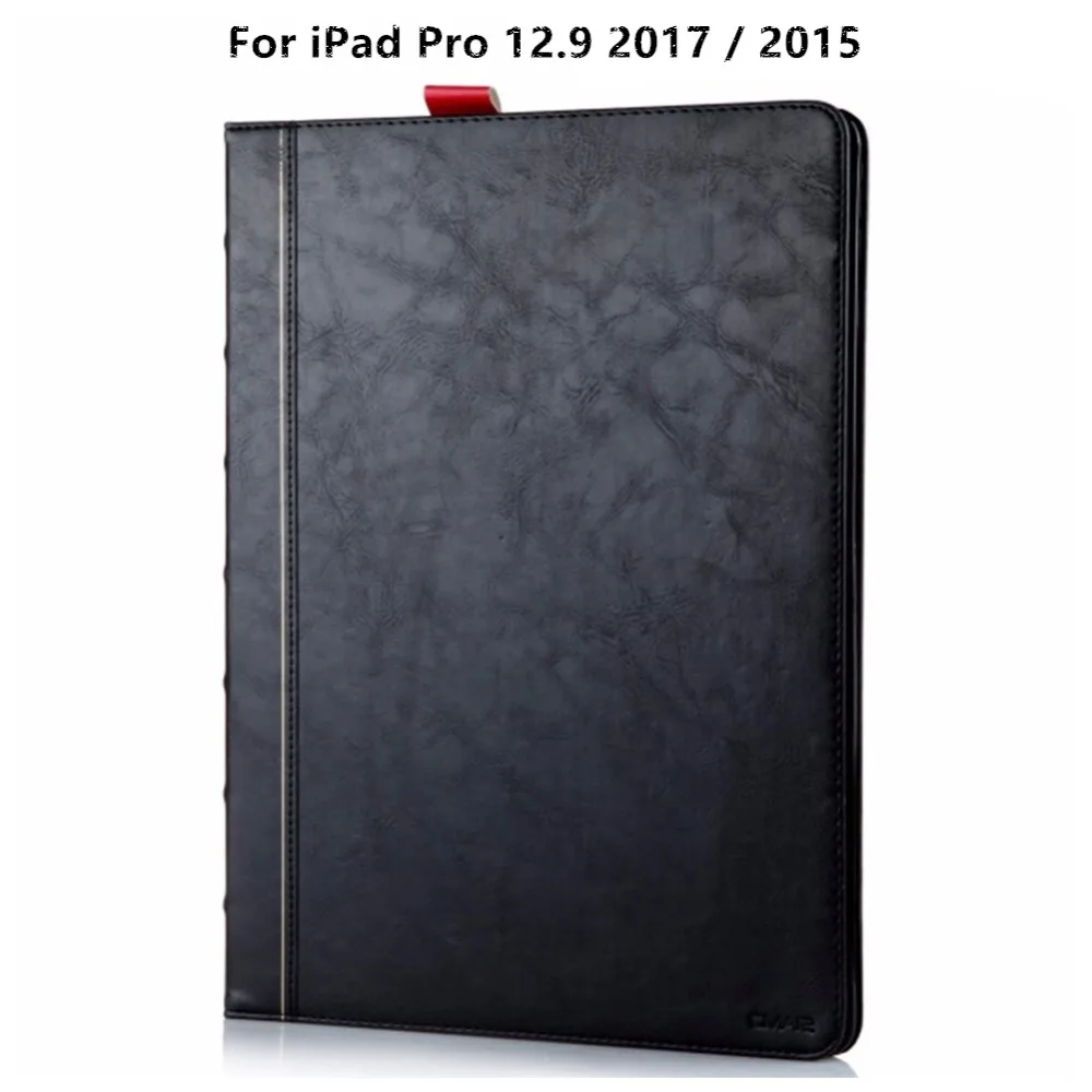 Для iPad Pro 12 9 "2017/2015 винтажный Чехол книжка премиум класса из искусственной кожи