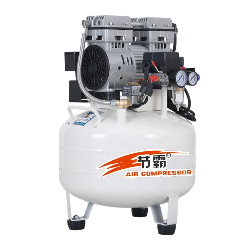 Небольшой воздушный компрессор 680W850W 12L/15L без масла бесшумная домашняя живопись