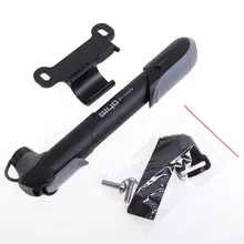 LumiParty Mini Portable Aluminum Alloy Bicycle Air Pump Bike Tire Inflator Super Light Small Accessories Schrader&Presta Valves