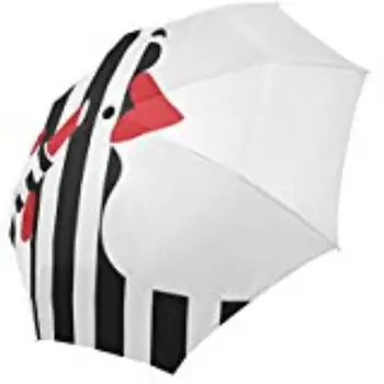 

Girl Makeup to Wear Lipstick Foldable Umbrella Anti Rain Umbrella Folding Parasol Sun Protection Anti-UV Umbrella for Women