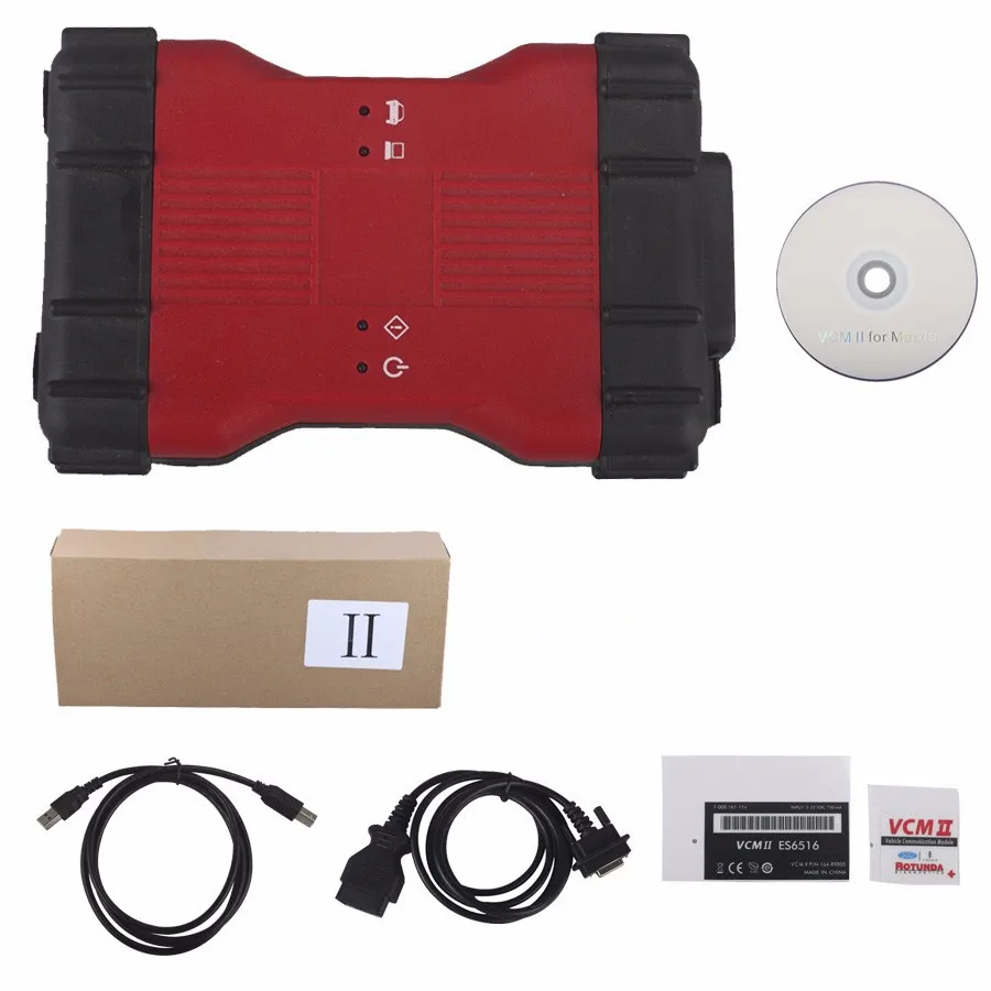 

5PCS /2017 hot Quality VCM2 V99 Car Diagnostic Scanner VCM II IDS for ford for Mazda IDS VCM 2 OBD2 Scanner by DHL