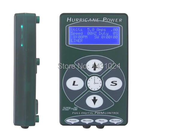 HP-2 Hurricane Tattoo Power  Professional Tattoo Power Supply Digital Dual LCD Display Machines For Tattoo Machines