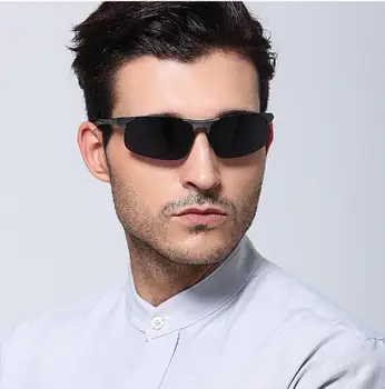 

ROUPAI sunglasses men Polarized uv400 high quality Vintage brand designer retro sun glasses black driving gafas de sol homb