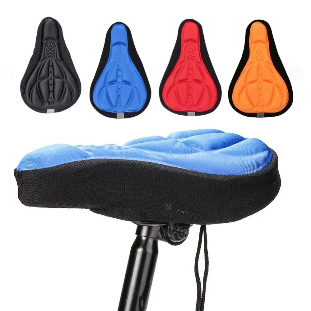 Cycling MTB Bicycle Saddle Cover Comfortable Bike Seat Cushion 3D Breathable Soft Padin Bicycle