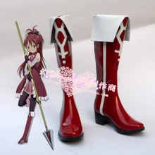 Puella Magi Madoka Magica Сакура Кёко косплей обувь сапоги на заказ