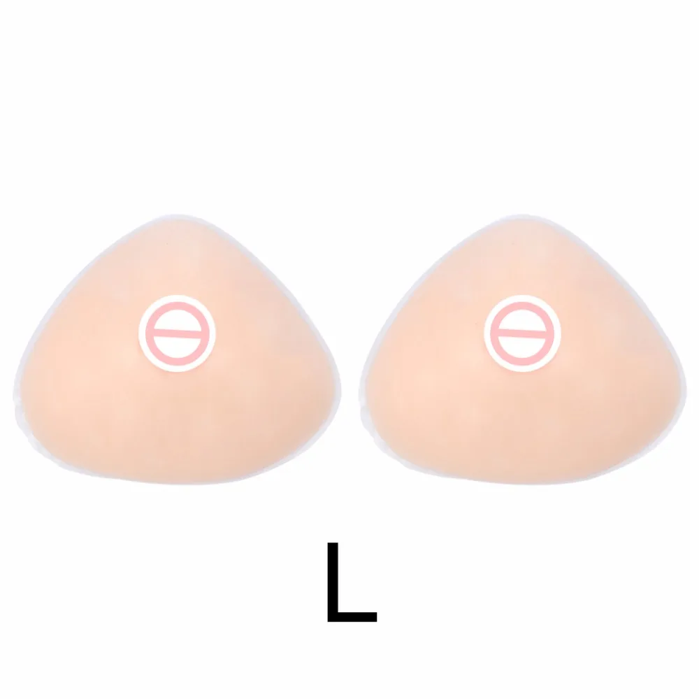

1 Pair New Silicone Mastectomy Breast Form Breast Enhancer Artificial Breasts Pads M/L/XXL Size