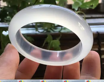 

NATURE sardonyx BEAUTIFUL women sweet white charm Chalcedony bangle bracelet luck 58-62MM free shipping